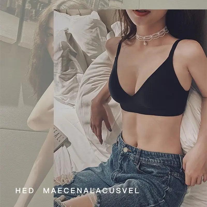 Cool Seamless Bra Wire Free Brassieres Elegant Soft Intimate Women's Underwear Sexy Beautiful Intimates Women Lingerie Underwear And Sleepwear