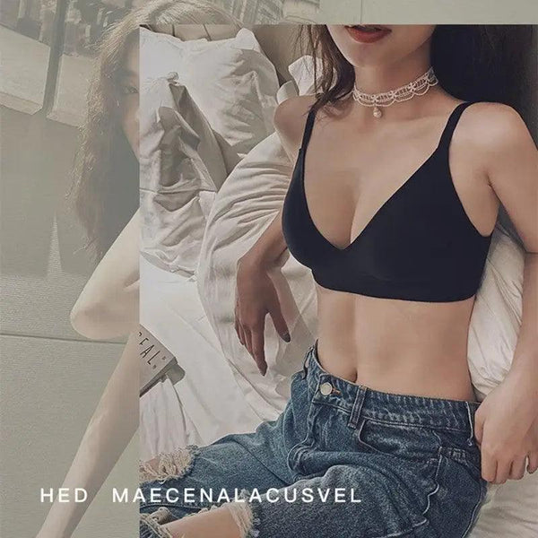 Cool Seamless Bra Wire Free Brassieres Elegant Soft Intimate Women's Underwear Sexy Beautiful Intimates Women Lingerie Underwear And Sleepwear