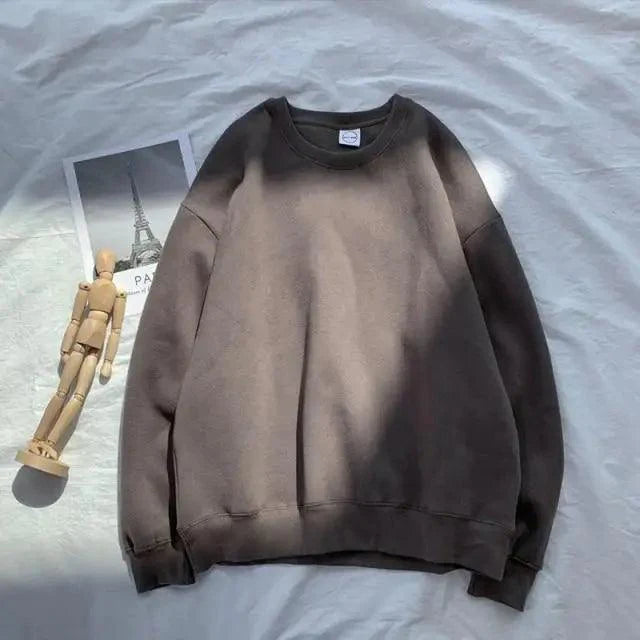 Cool Sweatshirts Men Streetwear Solid Pullover Sweatshirt For Men Sweatshirts for Women Casual Long Sleeve Round Neck Sweatshirts