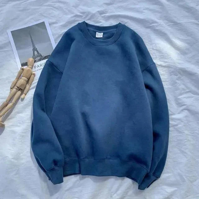 Cool Sweatshirts Men Streetwear Solid Pullover Sweatshirt For Men Sweatshirts for Women Casual Long Sleeve Round Neck Sweatshirts