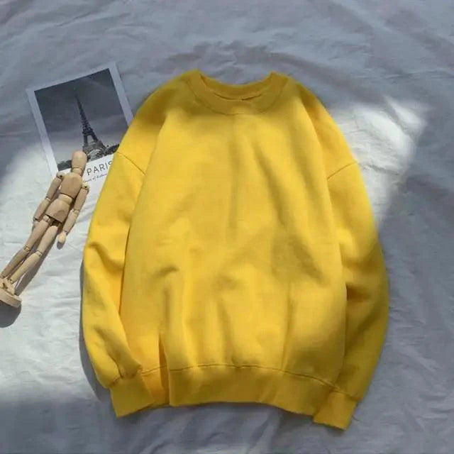 Cool Sweatshirts Men Streetwear Solid Pullover Sweatshirt For Men Sweatshirts for Women Casual Long Sleeve Round Neck Sweatshirts