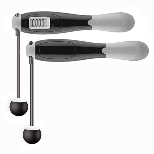 Cordless Electronic Skipping Rope Gym Fitness Cordless Skipping Smart Jump Rope With LCD Screen Counting Speed Skipping Rope With Calorie Counter Adjustable Digital Weighted Jumping Rope For Fitness Exercise Cordless Jump Rope Suitable For Women