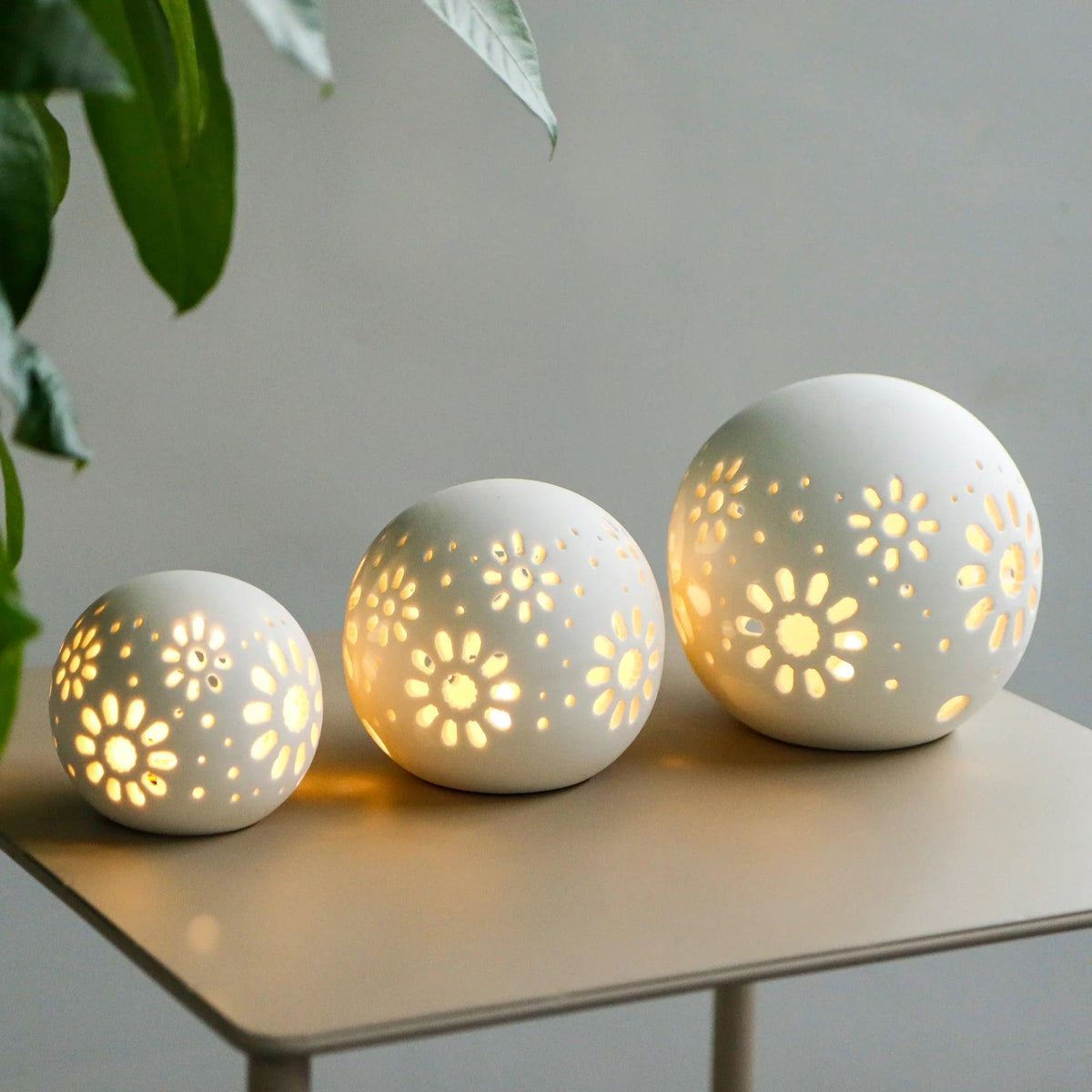 Set of 3 Ceramic Decorative Lamps 5