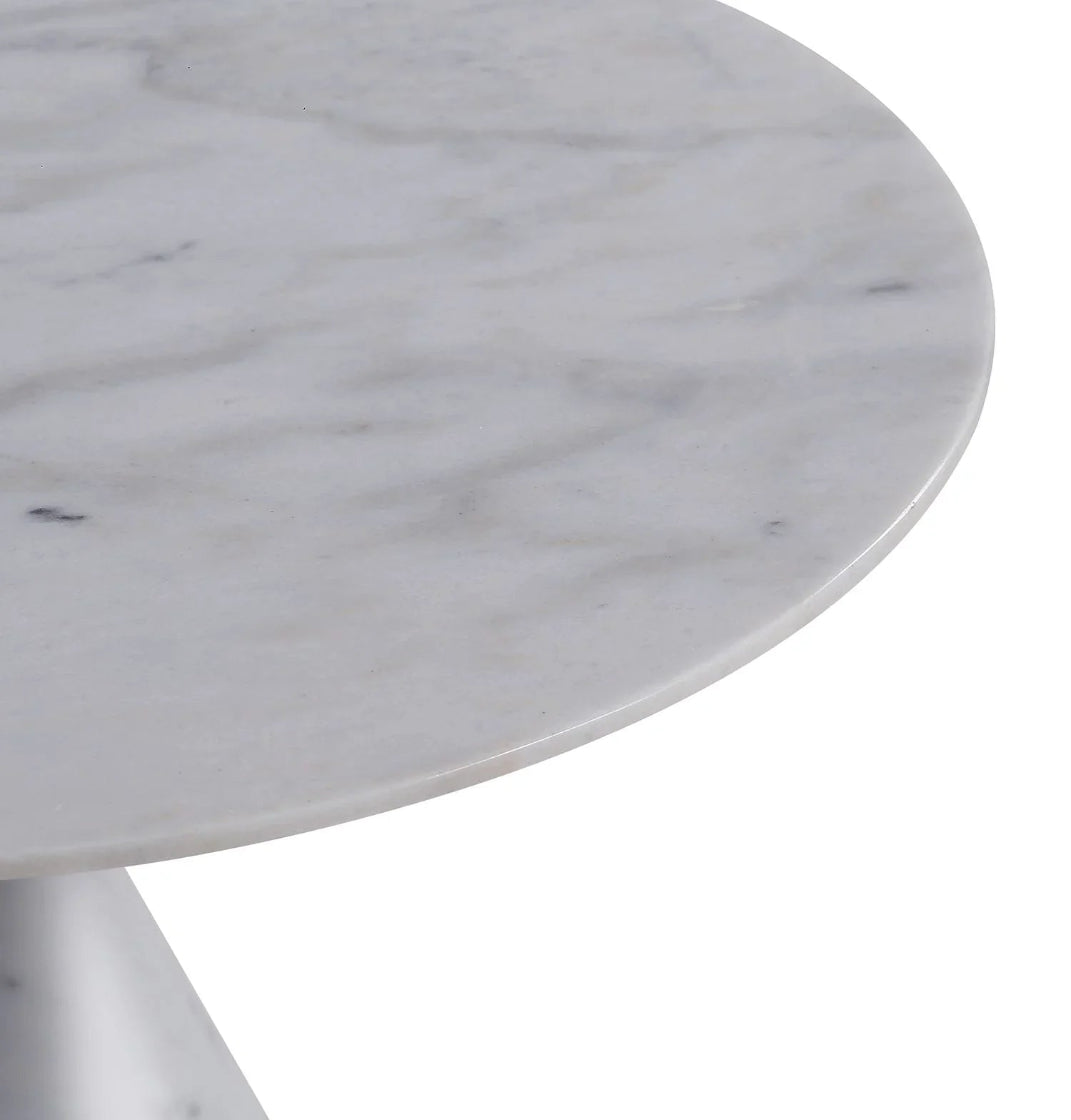 Cosette Marble Side Table Snake Oil Guru