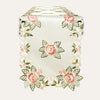 Cream Table Runner – Bryton Collection, Embroidered Linen