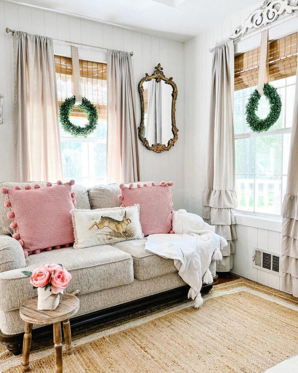 Allison Ruffle Curtain Set