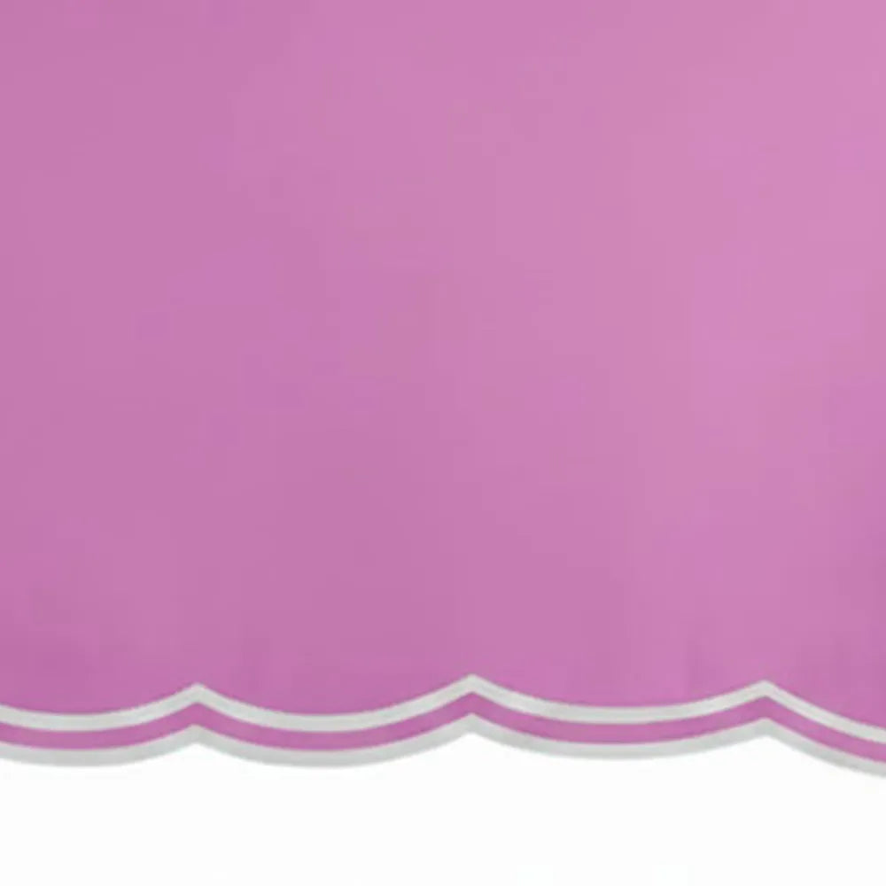 Pink Rectangle Tablecloth - Scalloped