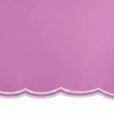 Pink Rectangle Tablecloth - Scalloped