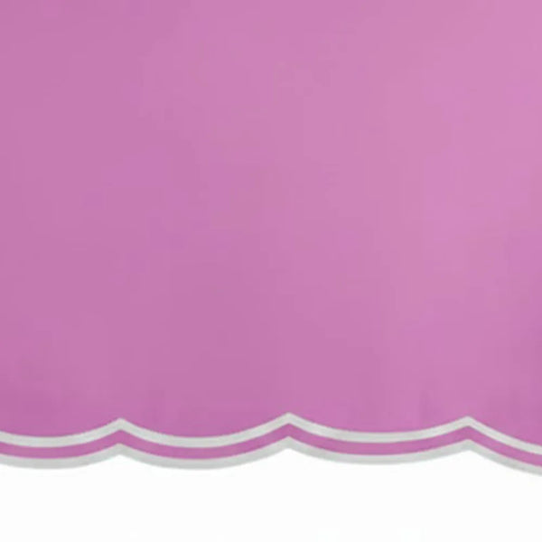 Pink Rectangle Tablecloth - Scalloped