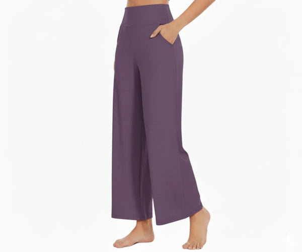 Women Pants – Purple Cotton Pants for Women