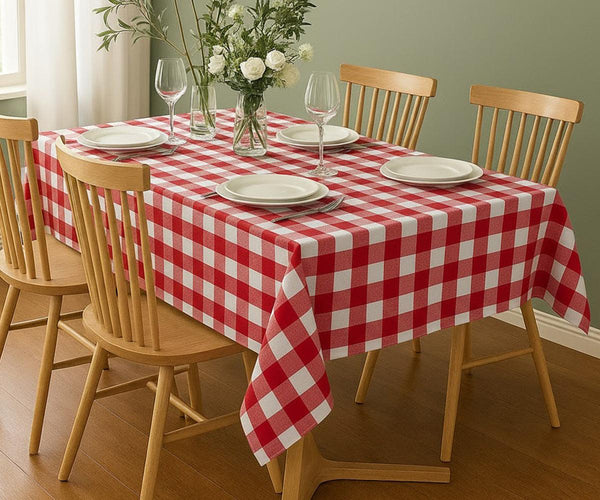 Cotton Tablecloths - Plaid Cloth Tablecloths