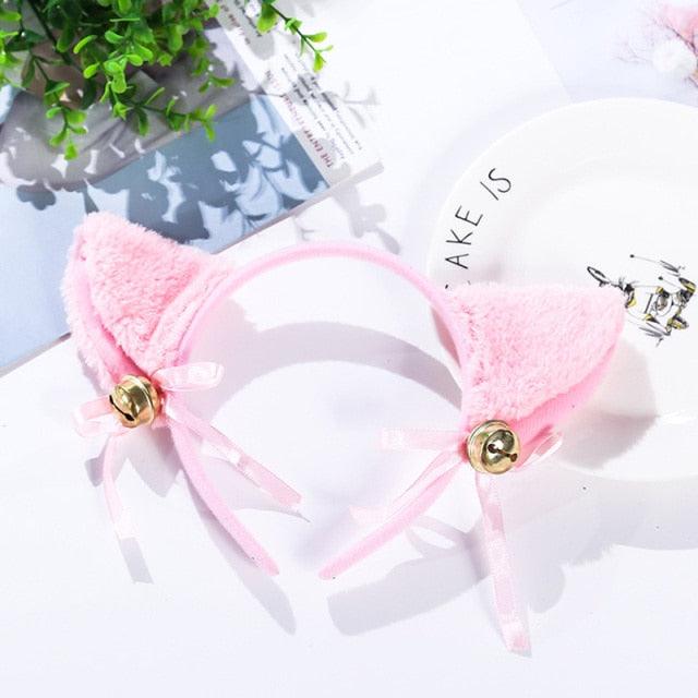 Cotton Cat's ears Autumn Winter 1Pc Plush Soft Warm Headband Hair Band Headwear for Women Girl Mix Styling Gorgeous Hair Accessories For Women