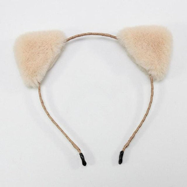 Cotton Cat's ears Autumn Winter 1Pc Plush Soft Warm Headband Hair Band Headwear for Women Girl Mix Styling Gorgeous Hair Accessories For Women