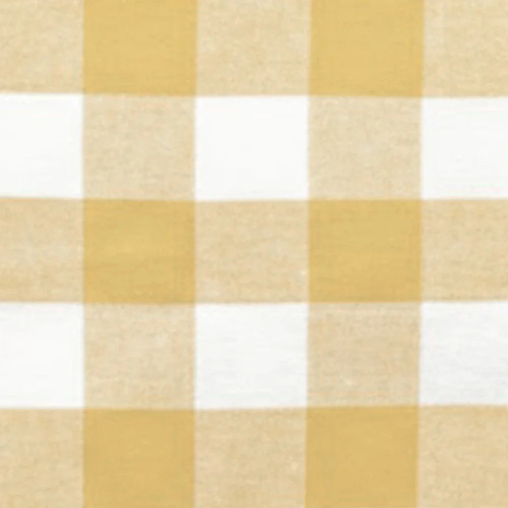 Yellow Gingham Tablecloth