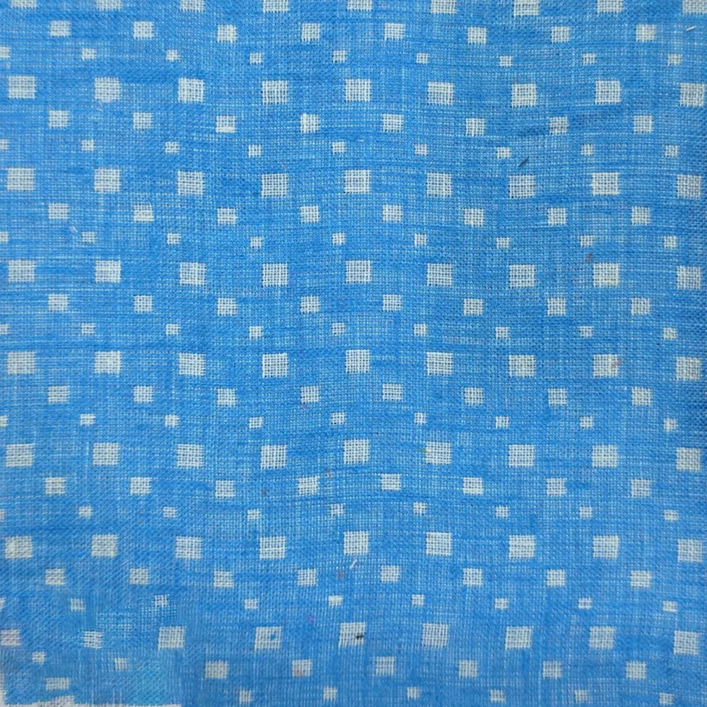 Blue Cotton Runner