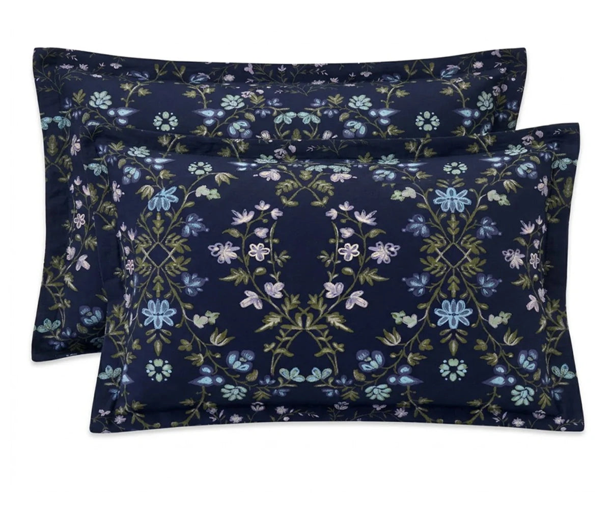Printed Linen Sheet Set – 100% Linen Bedding