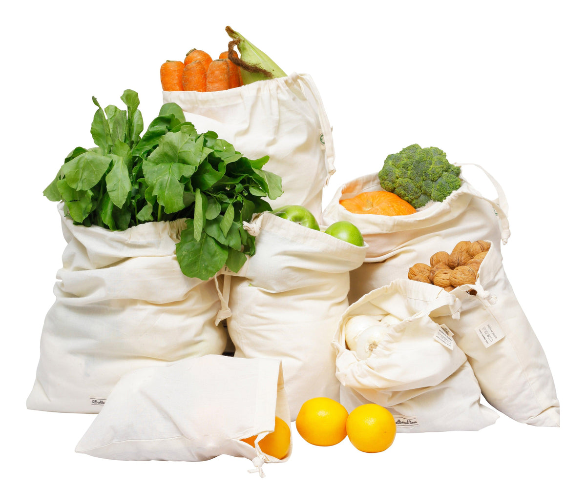 Muslin Bags - Cloth Produce Bags Drawstring