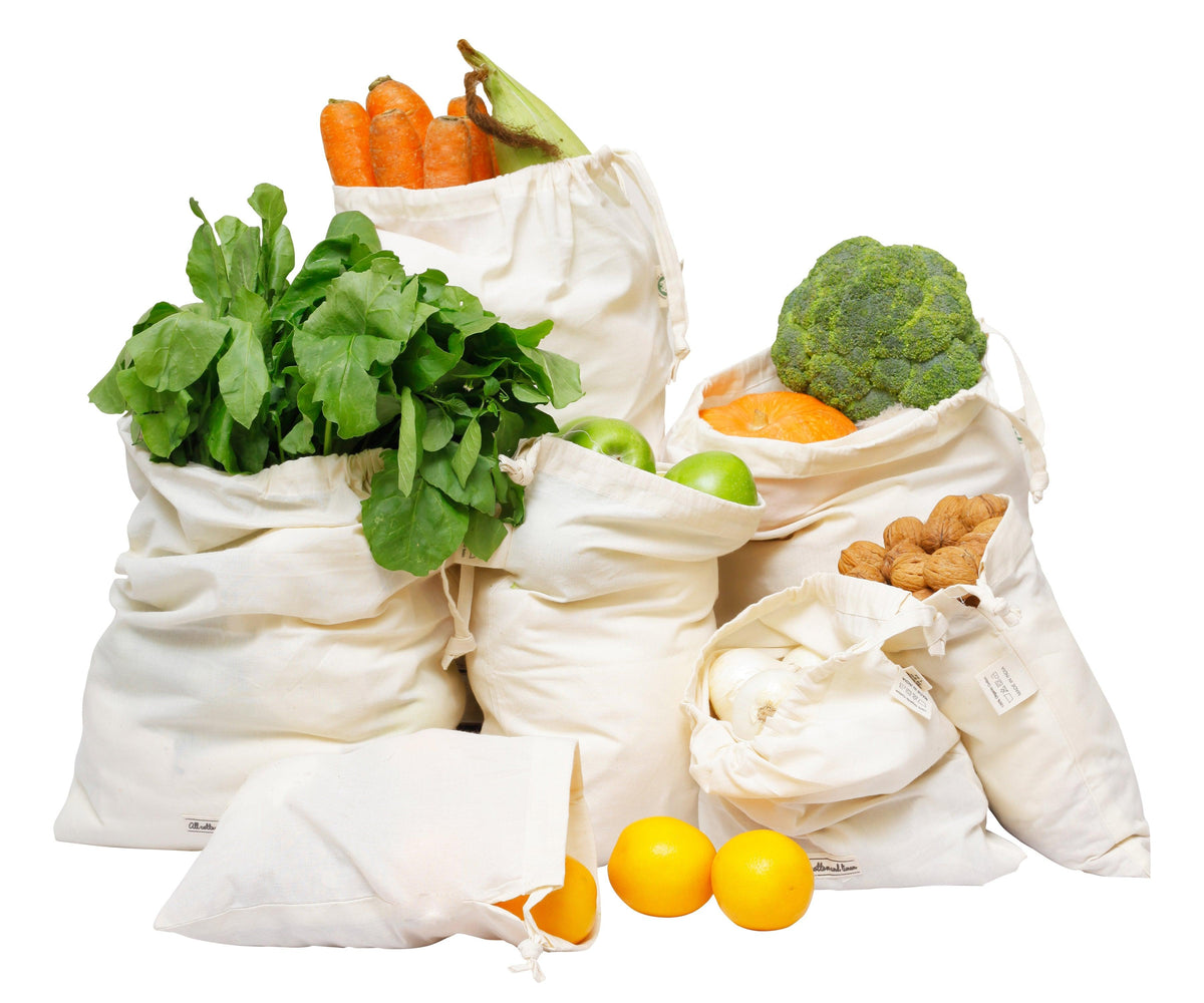 Muslin Bags - Cloth Produce Bags Drawstring