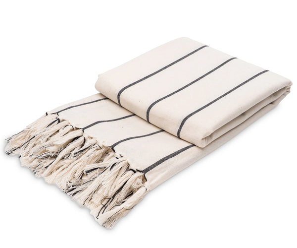 Stripe Throw - Cotton Throw