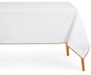 Beige Embroidered Tablecloth