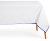 Cotton Embroidery Tablecloth - Blue