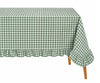 Gingham Ruffle Tablecloth