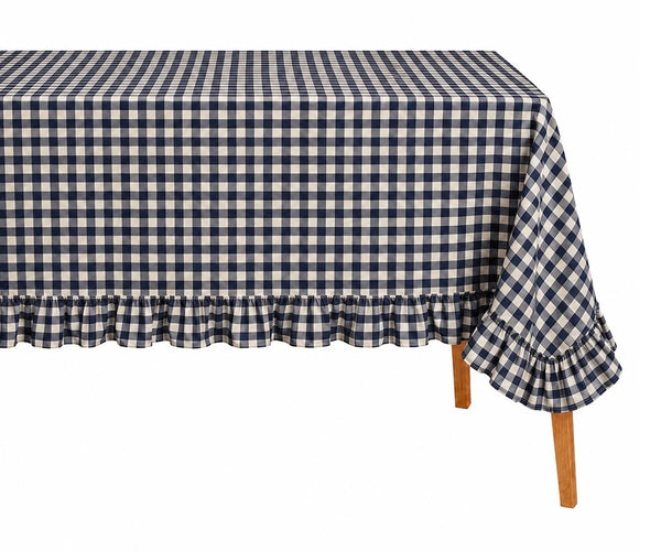 Gingham Ruffle Tablecloth