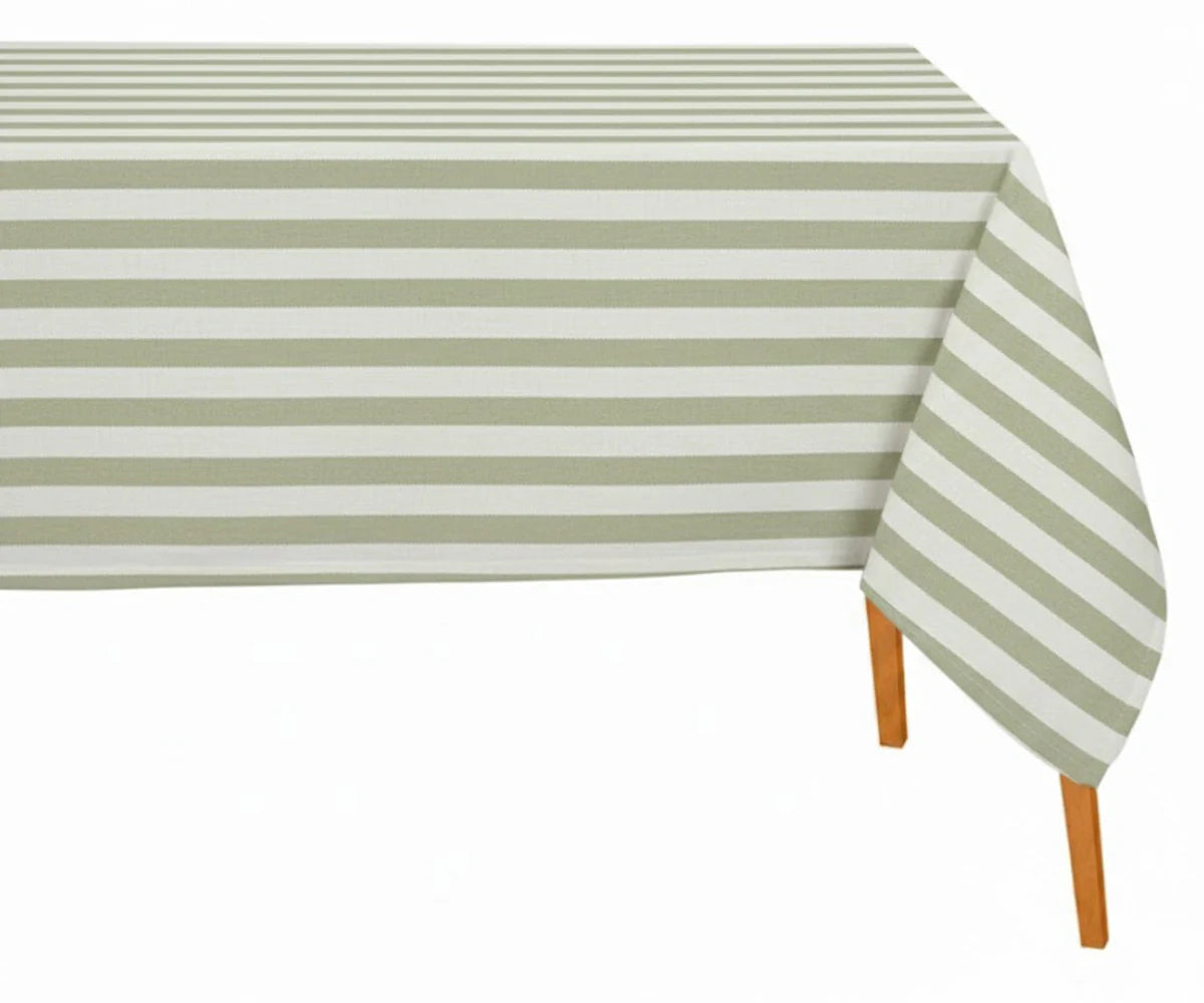Cotton Tablecloths Rectangle - French Striped