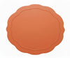 Oval Cloth Placemats - Terracotta