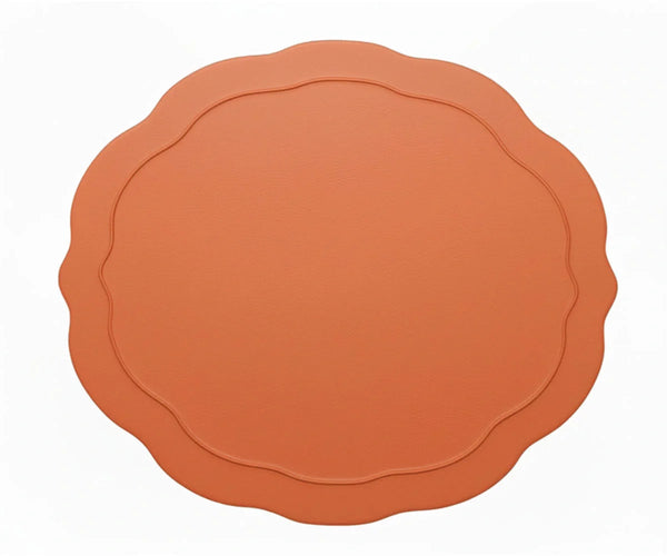 Oval Cloth Placemats - Terracotta