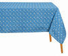 Block Print Tablecloth - Blue and White