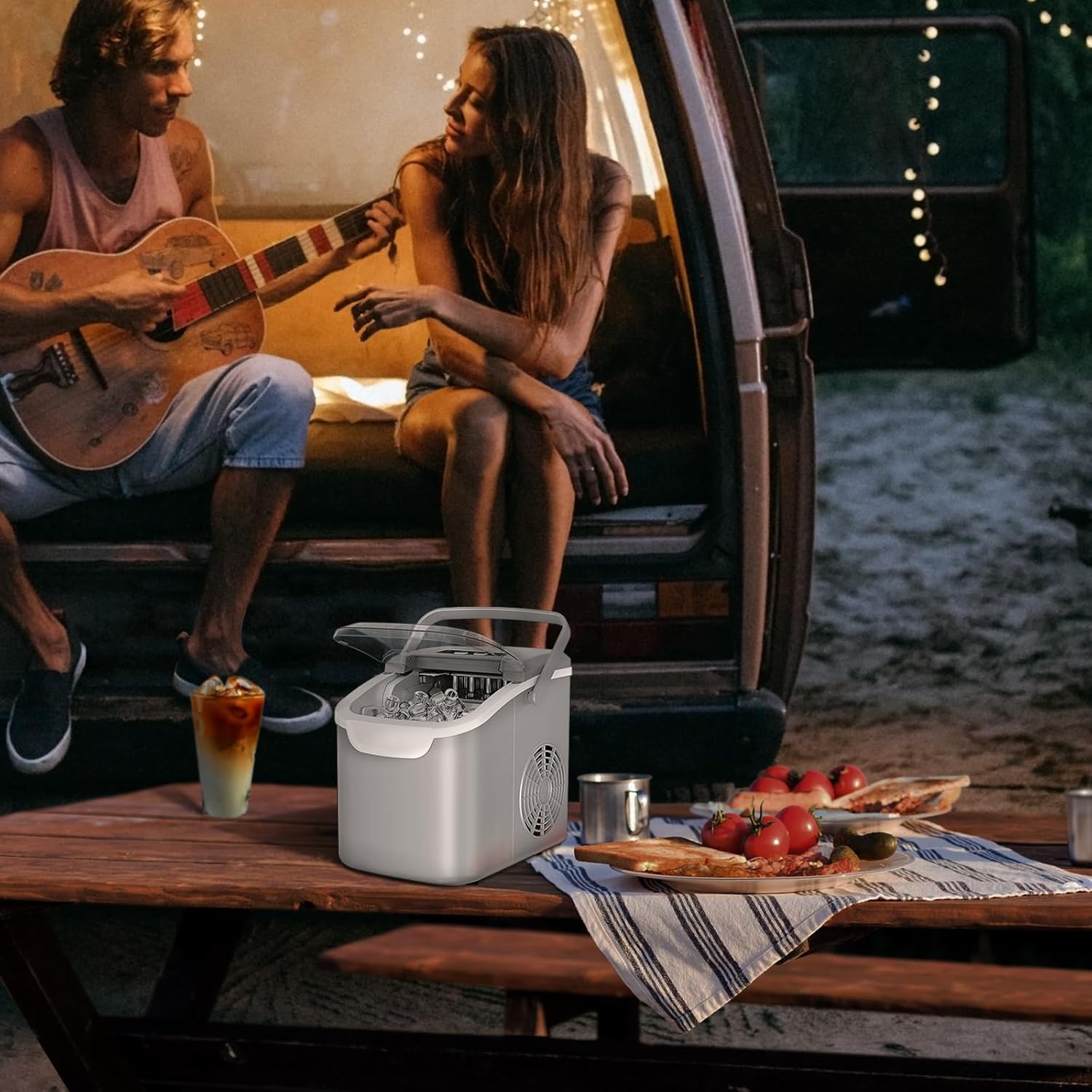 Countertop Ice Maker, 26 lbs/Day ice Production 58012RIM0 Kismile