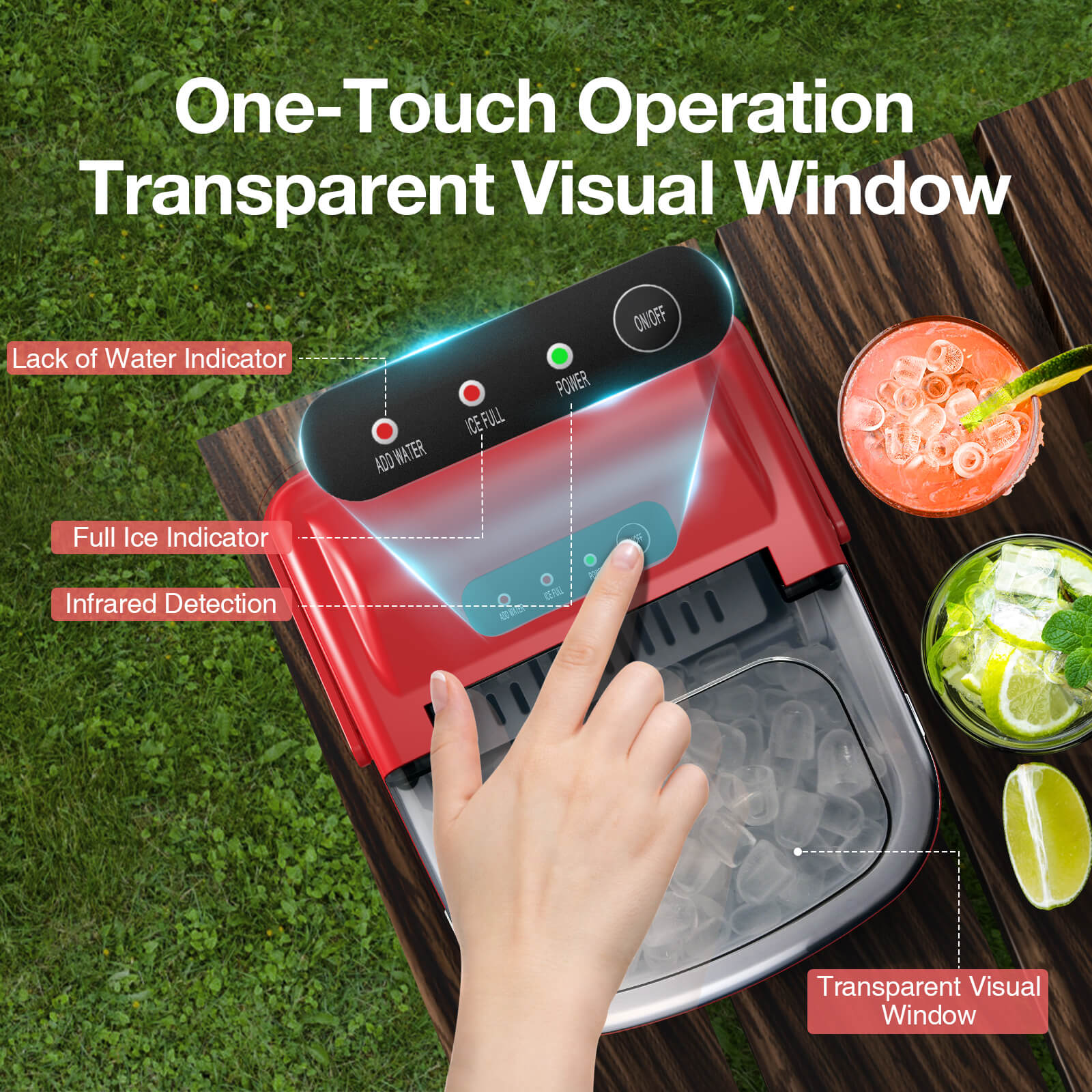 Countertop Ice Maker Z5812H Kismile