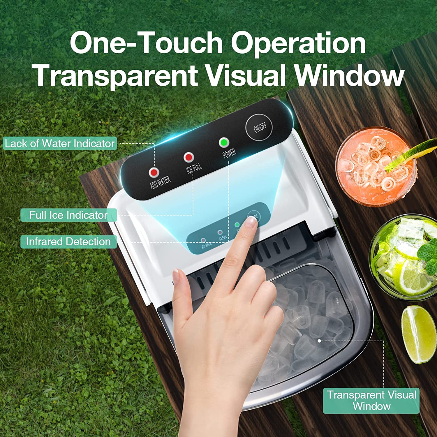 Countertop Ice Maker Z5812H Kismile