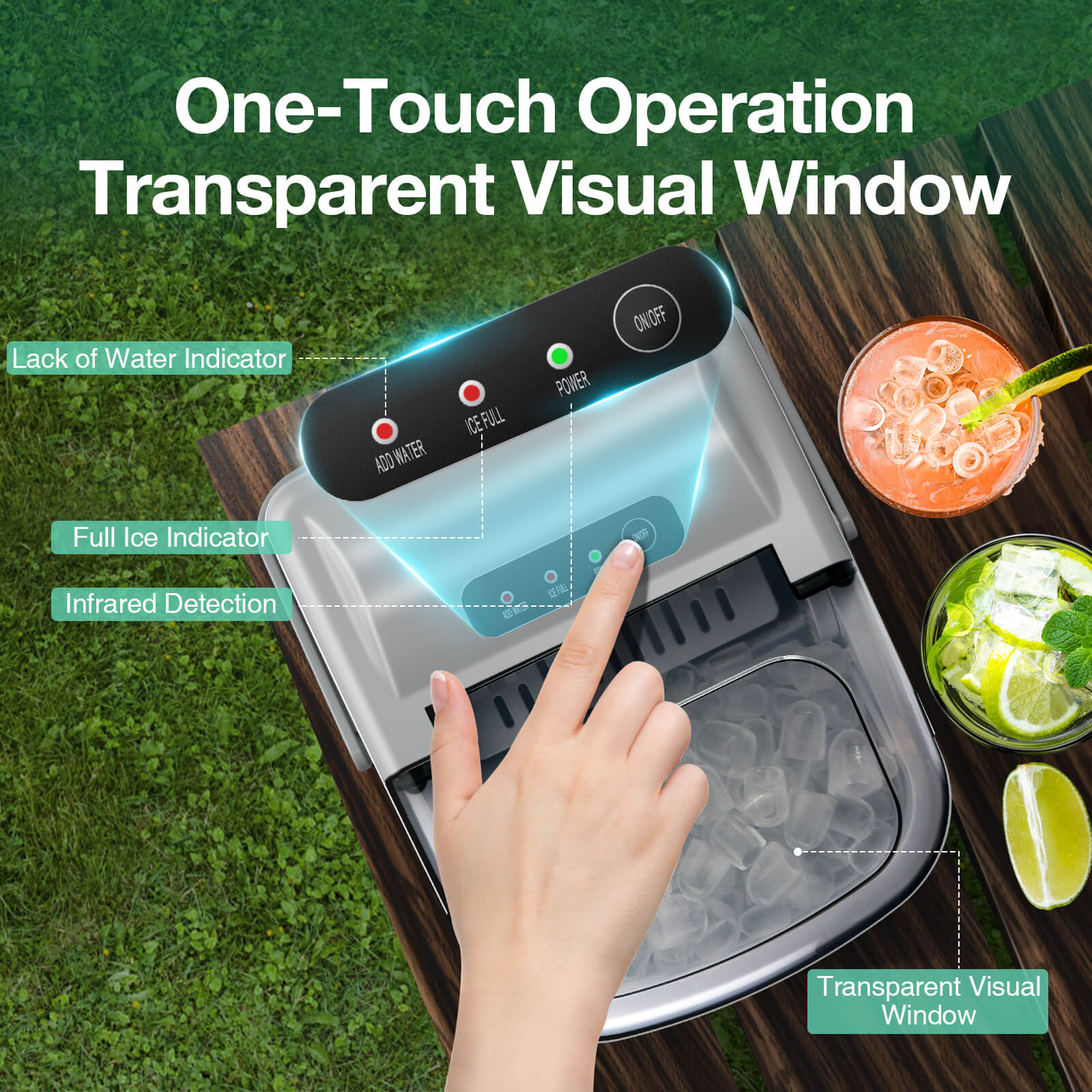 Countertop Ice Maker Z5812H Kismile