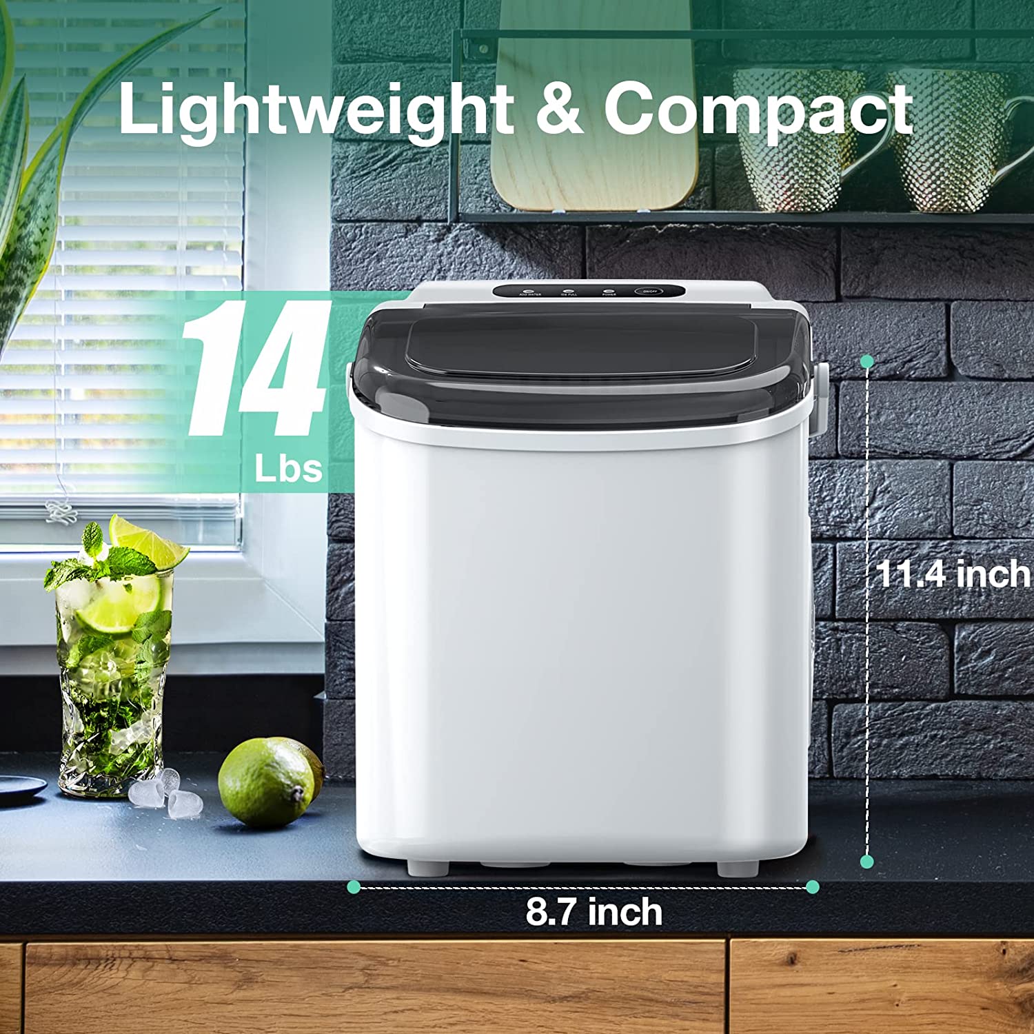 Countertop Ice Maker Z5812H Kismile