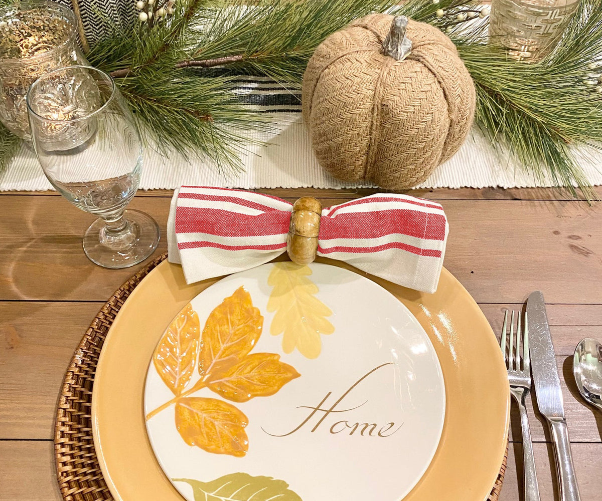Restaurant Napkins - Set of 6 Bistro Napkins