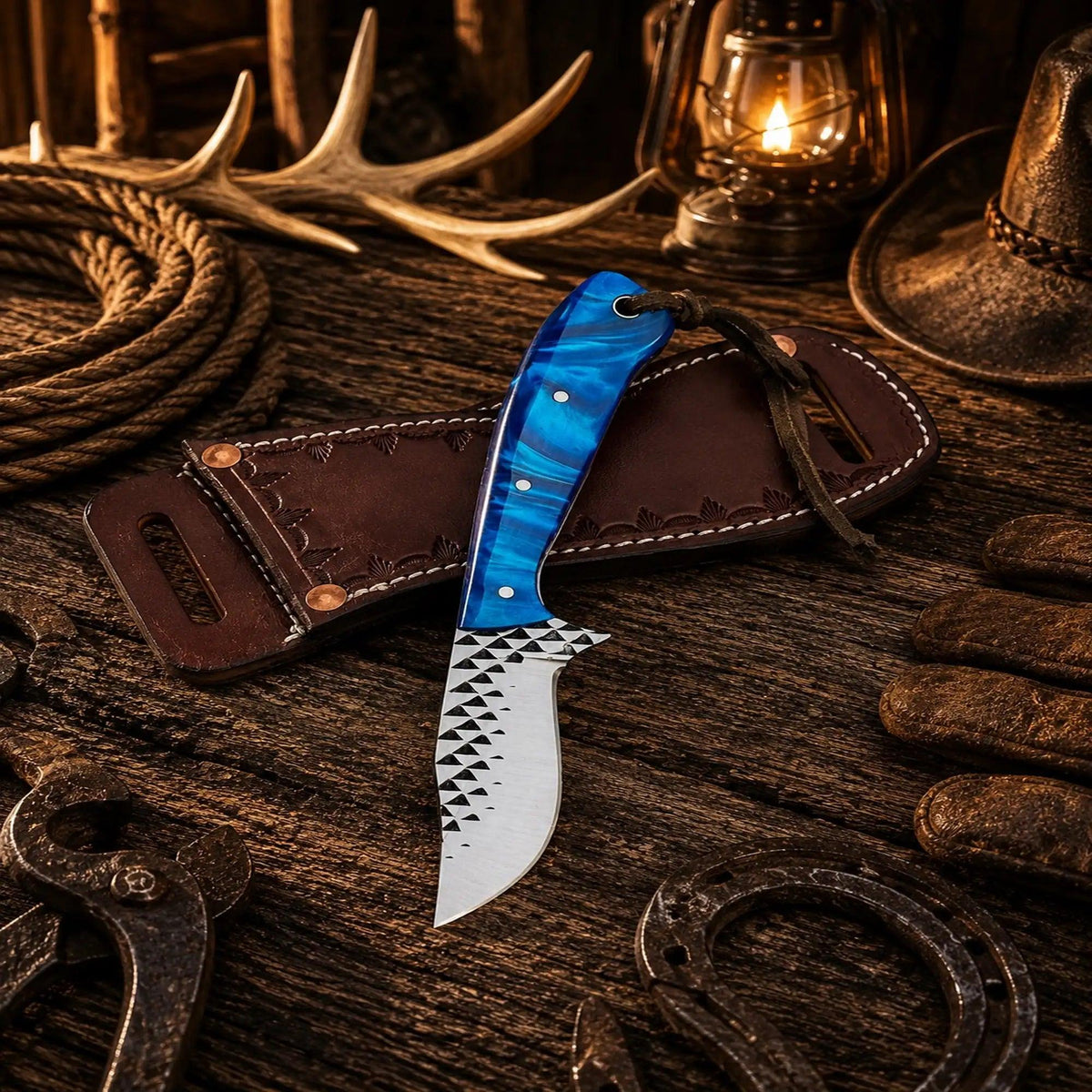 Country Rasp File Hunting Knife – 4