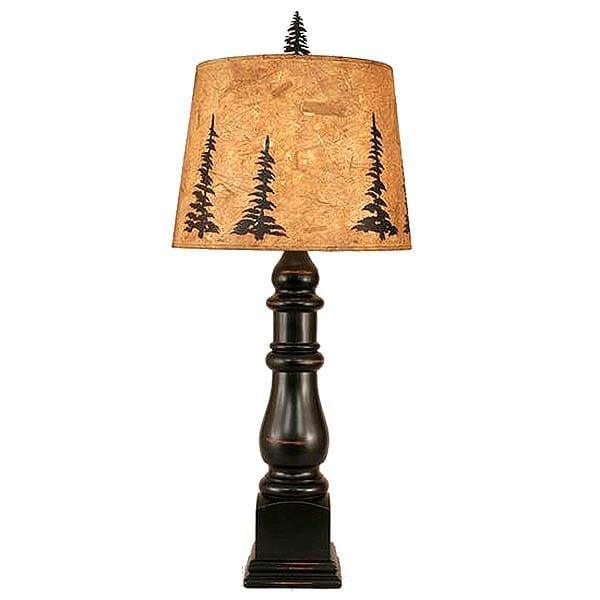 Country Squire Pine Tree Table Lamp - Gifts for You 'n Me