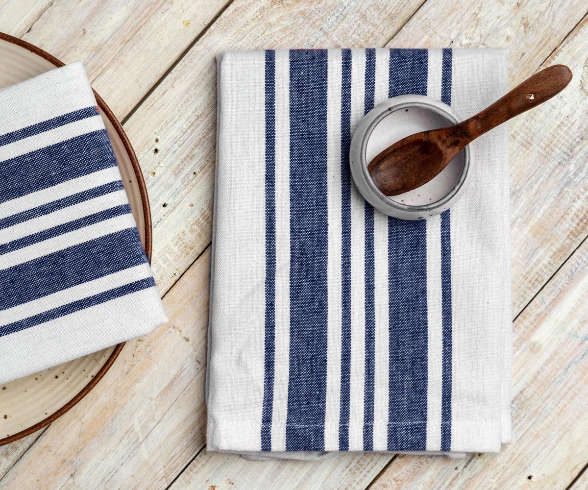Blue and White Napkins -  Fabric Napkins