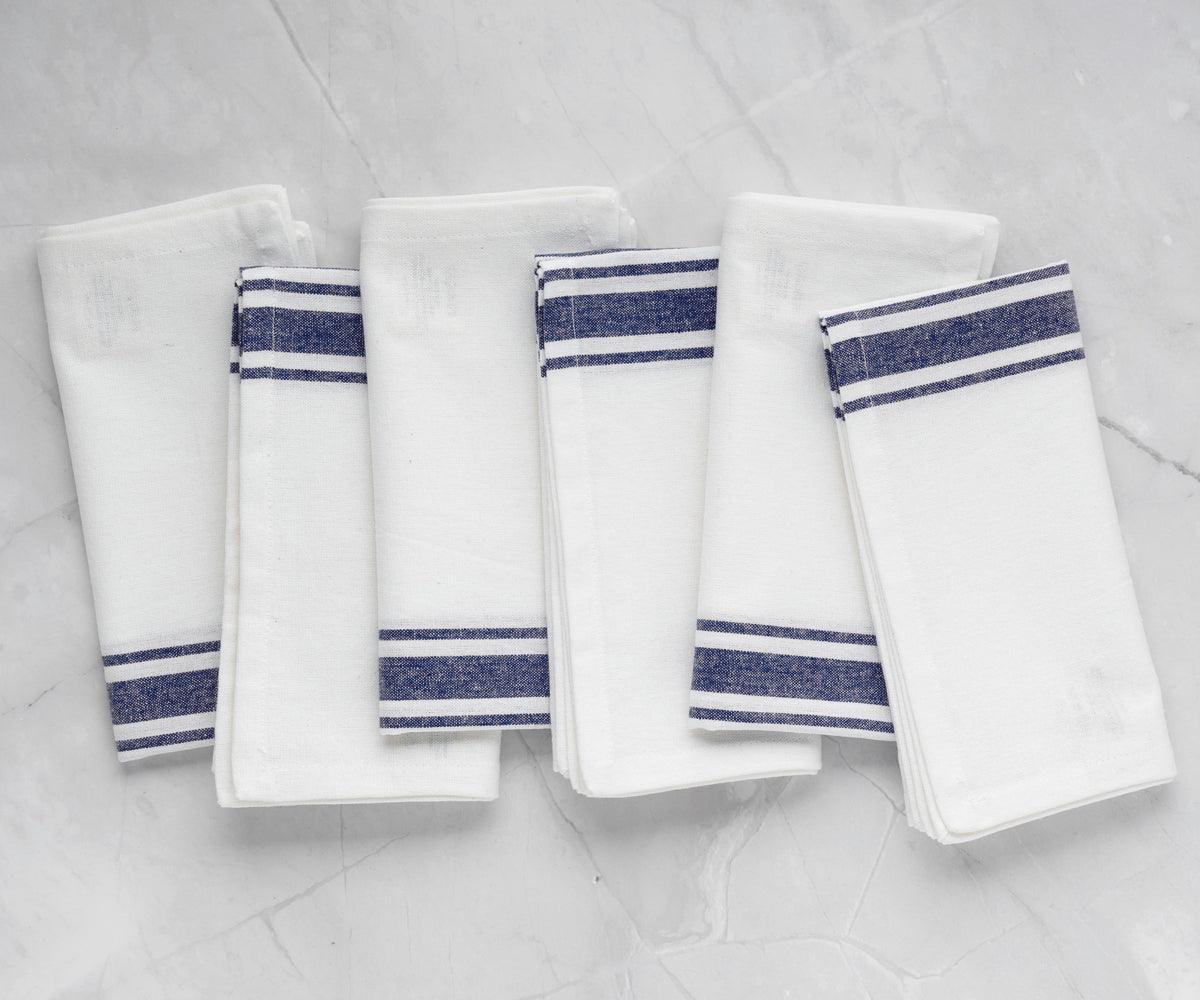 Blue and White Napkins -  Fabric Napkins