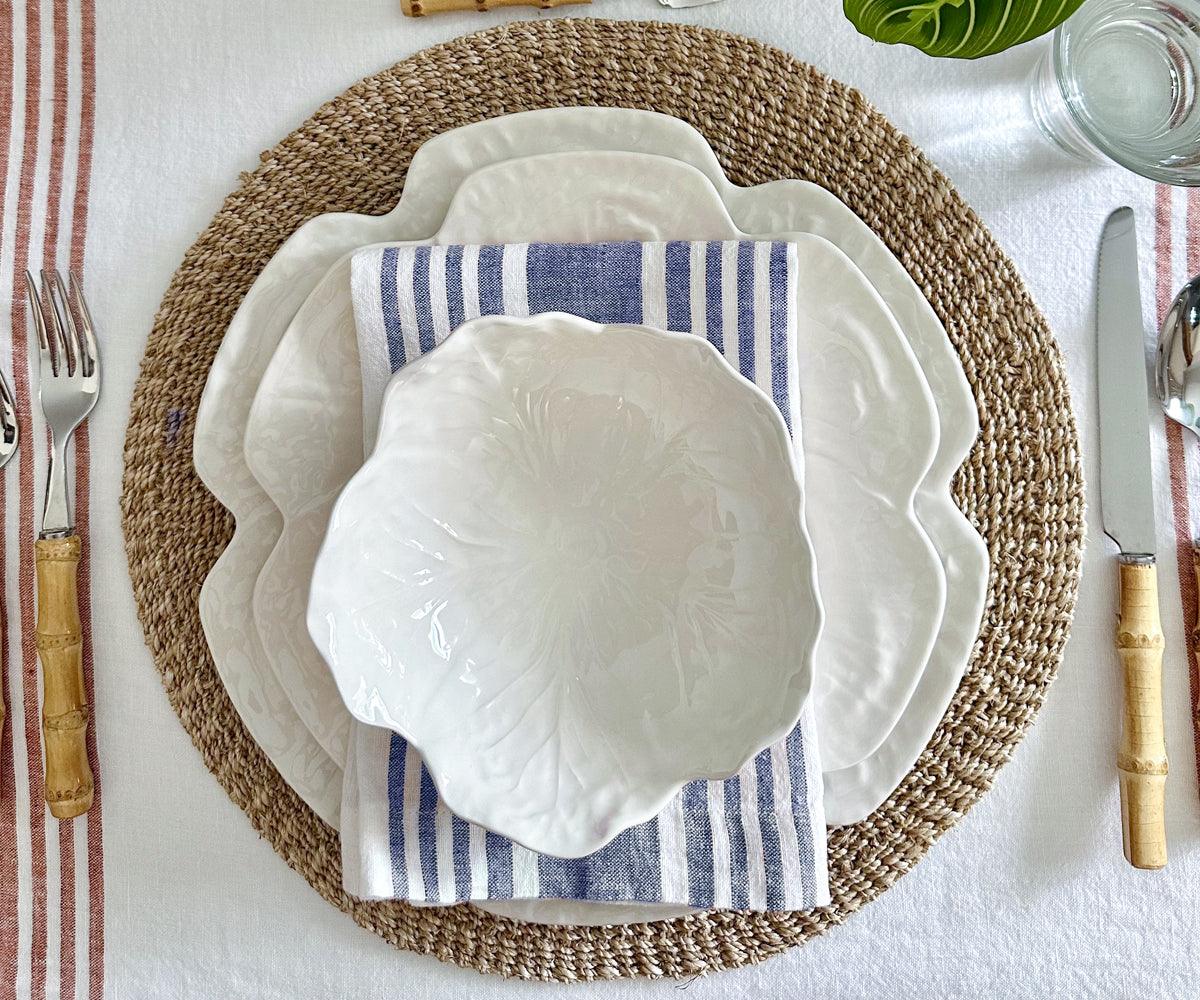 Blue Striped Napkins Set of 4, 8 & More