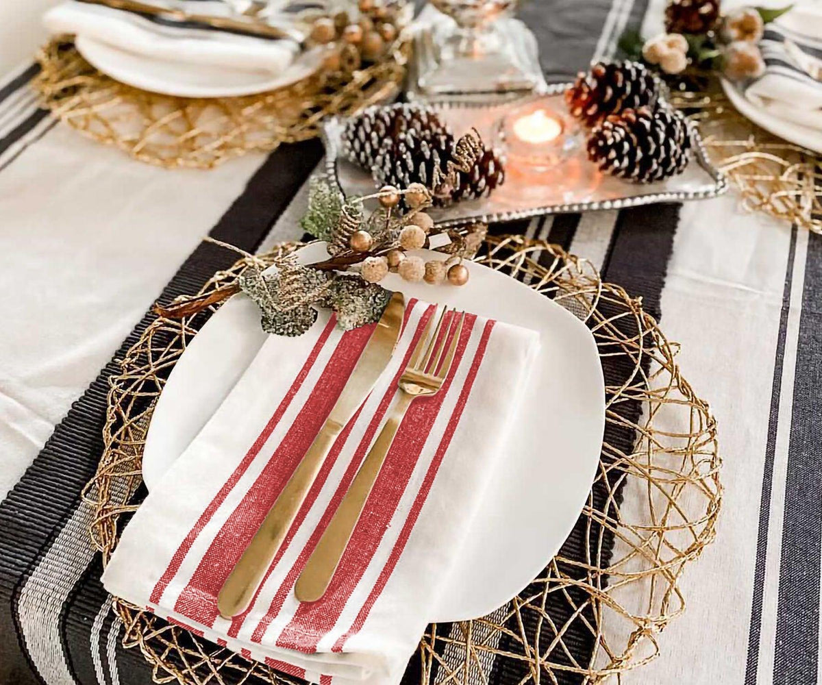 Red Napkins Cloth Set of 6