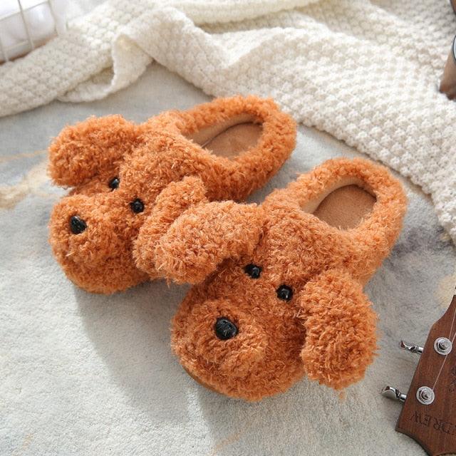 Couples Home Slippers Warm Cute Womans Mens Slipper Winter Shoes New Fashion Casual Fur Plush Slides Winter Slippers For Women House Slippers Fluffy Soft Comfy Fuzzy Slippers Faux Fur Plush Anti-Skid Slippers