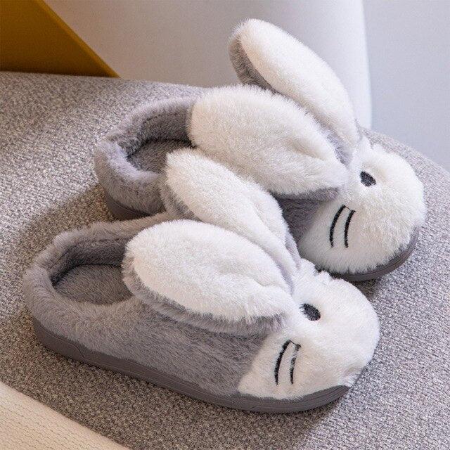 Couples Home Slippers Warm Cute Womans Mens Slipper Winter Shoes New Fashion Casual Fur Plush Slides Winter Slippers For Women House Slippers Fluffy Soft Comfy Fuzzy Slippers Faux Fur Plush Anti-Skid Slippers