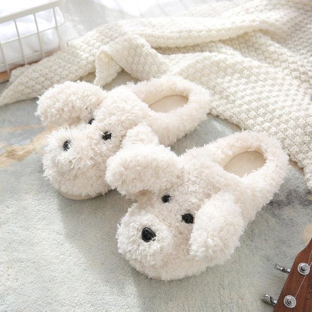 Couples Home Slippers Warm Cute Womans Mens Slipper Winter Shoes New Fashion Casual Fur Plush Slides Winter Slippers For Women House Slippers Fluffy Soft Comfy Fuzzy Slippers Faux Fur Plush Anti-Skid Slippers