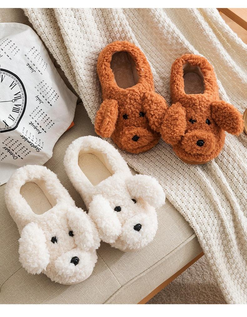 Couples Home Slippers Warm Cute Womans Mens Slipper Winter Shoes New Fashion Casual Fur Plush Slides Winter Slippers For Women House Slippers Fluffy Soft Comfy Fuzzy Slippers Faux Fur Plush Anti-Skid Slippers