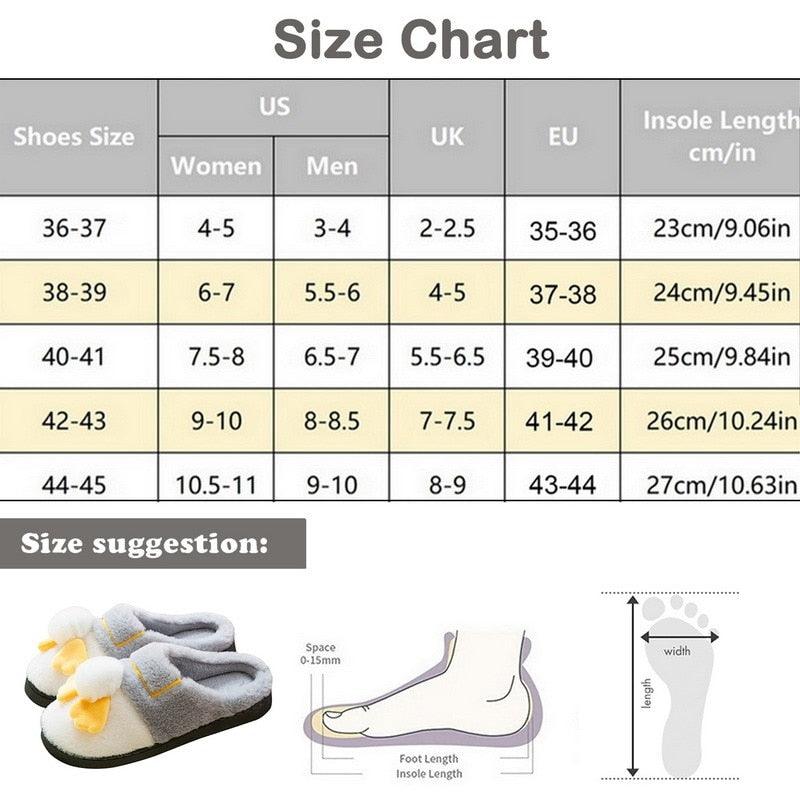 Couples Home Slippers Warm Cute Womans Mens Slipper Winter Shoes New Fashion Casual Fur Plush Slides Winter Slippers For Women House Slippers Fluffy Soft Comfy Fuzzy Slippers Faux Fur Plush Anti-Skid Slippers