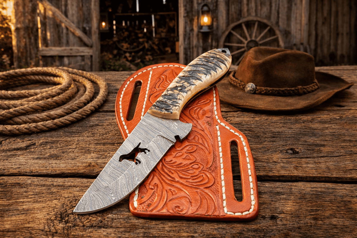 Cowboy Hunting Belt Knife – 4