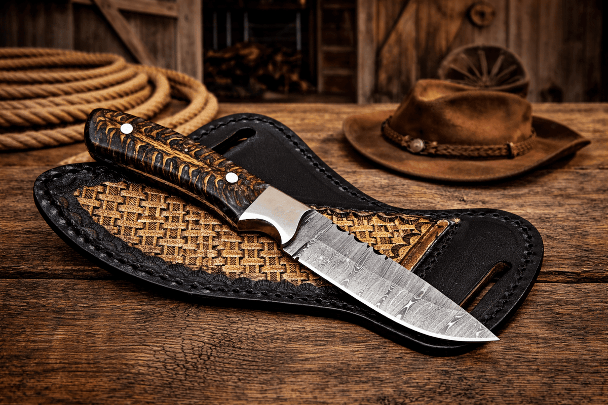 Cowboy Hunting Sheath Knife – 4